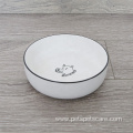 Factory Custom Pet Food Water Bowl Ceramic